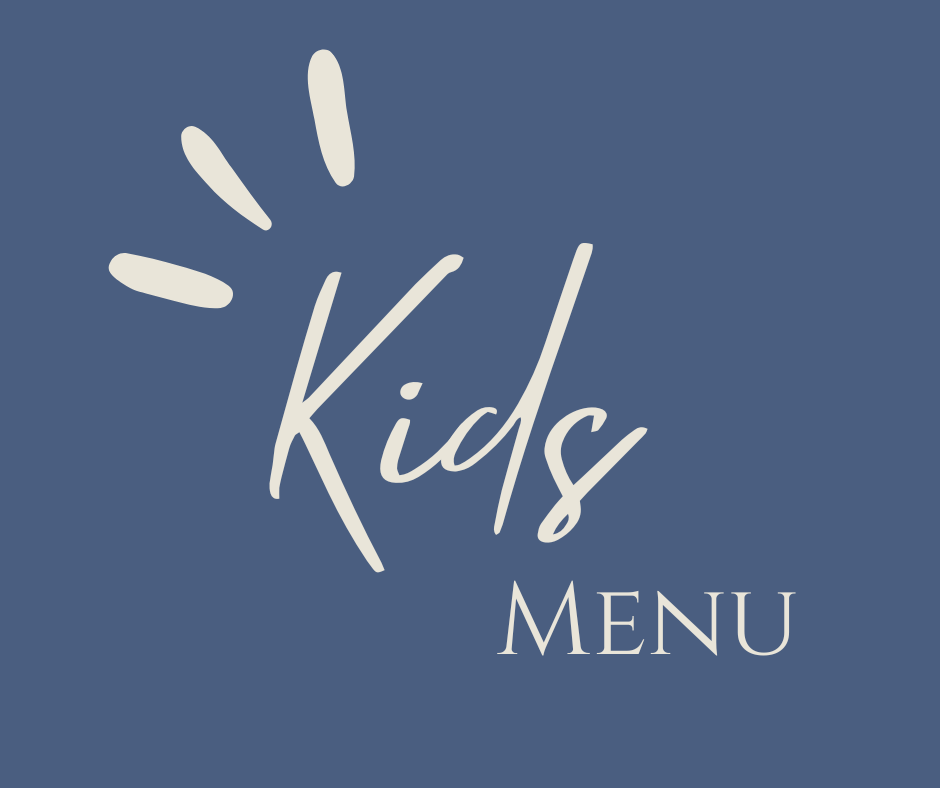 Kids menu